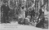 Réchésy ( Frontière Franco-Alsacienne-Suisse) La borne Frontière des trois pays 